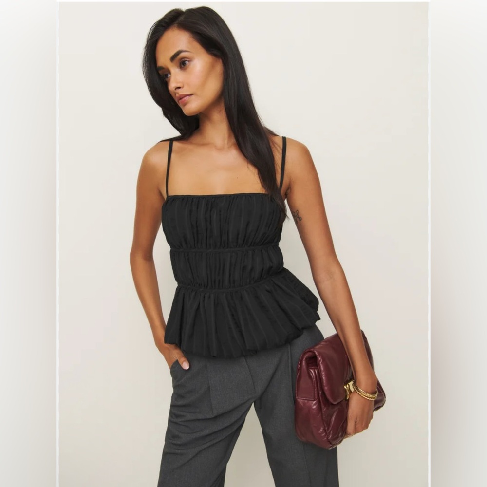 Reformation Avani Tank‎ in Black